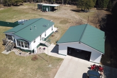Oxford Metal Roofing Shingle in Forest Green
