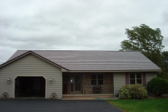Oxford Metal Roofing Shingle in Mustang Brown