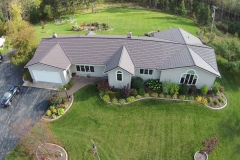 Oxford Metal Roofing Shingle in Mustang Brown