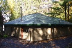 Oxford Metal Roofing Shingle in  Forest Green
