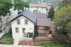 Oxford Metal Roofing Shingle in Mustang Brown and Copper Penny