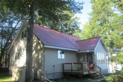 Oxford Metal Roofing Shingle in Terra Red