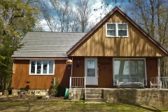 Rustic Metal Roofing Shingle in Deep Charcoal