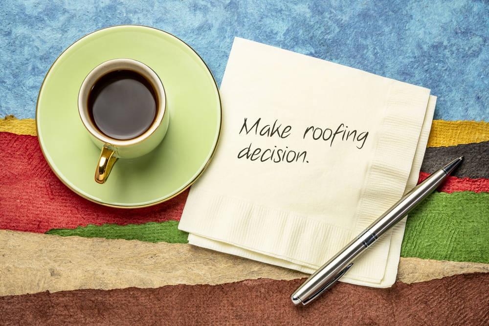 Time to buy a new roof?  It’s decision time.