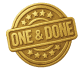One and Done Logo